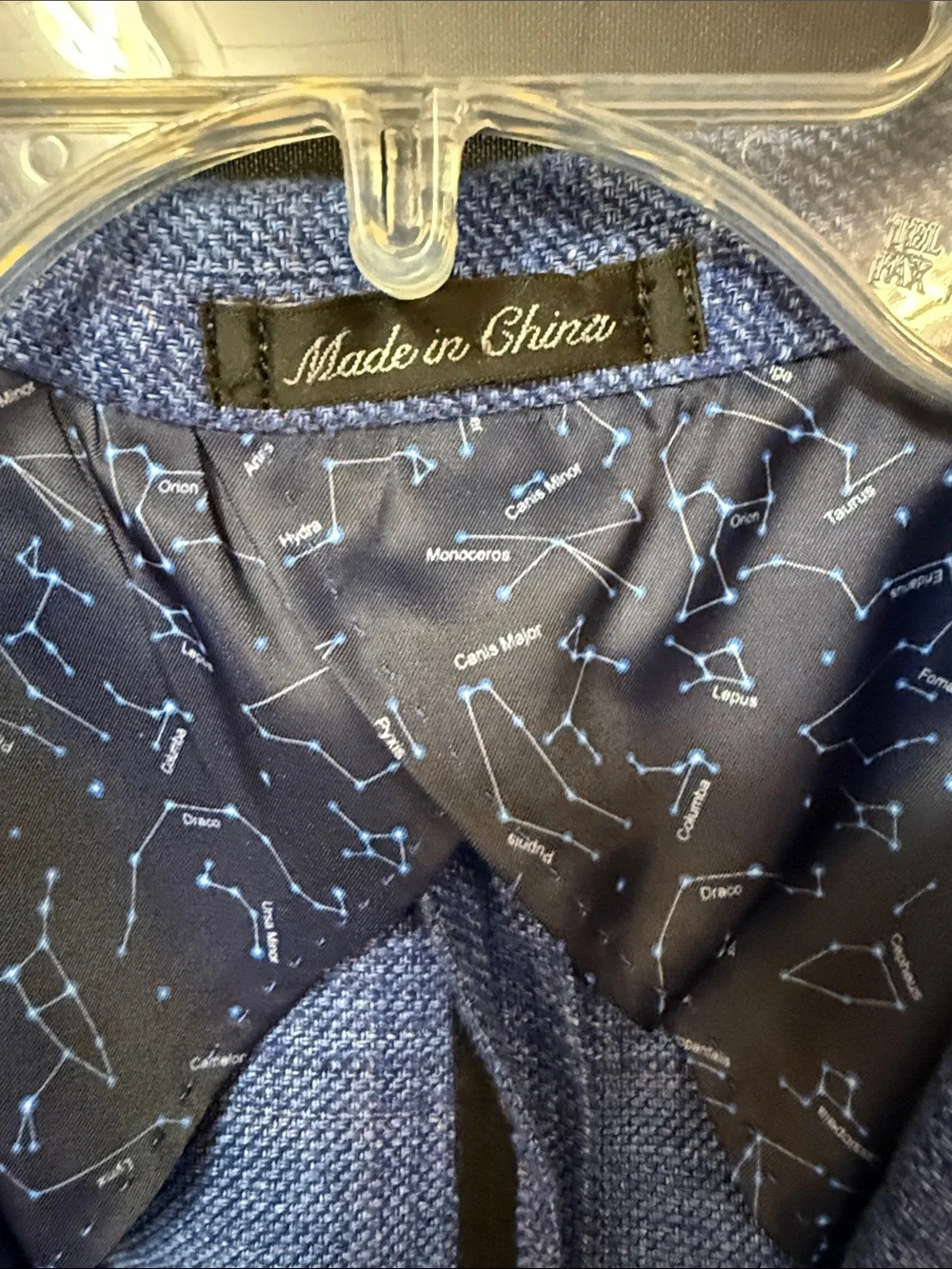Men's Blue Plaid Sport Coat Blazer - Classic Tailored Style